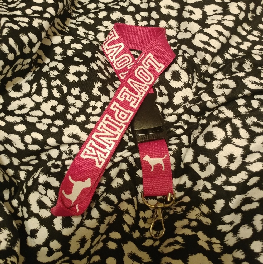 PINK lanyard
